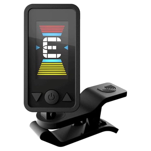 D'Addario Eclipse Headstock Rechargeable Tuner with Multi-Swivel Action, LCD Display and Auto Power-Off for Guitars and Ukulele