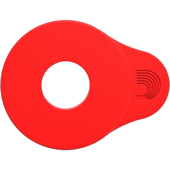 D'Addario Flex Lock Strap Block, 4-Pk Red