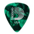 thumbnail image 1 of D'Addario Green Pearl Celluloid Guitar Picks, 100 pack, Light, 1 of 16