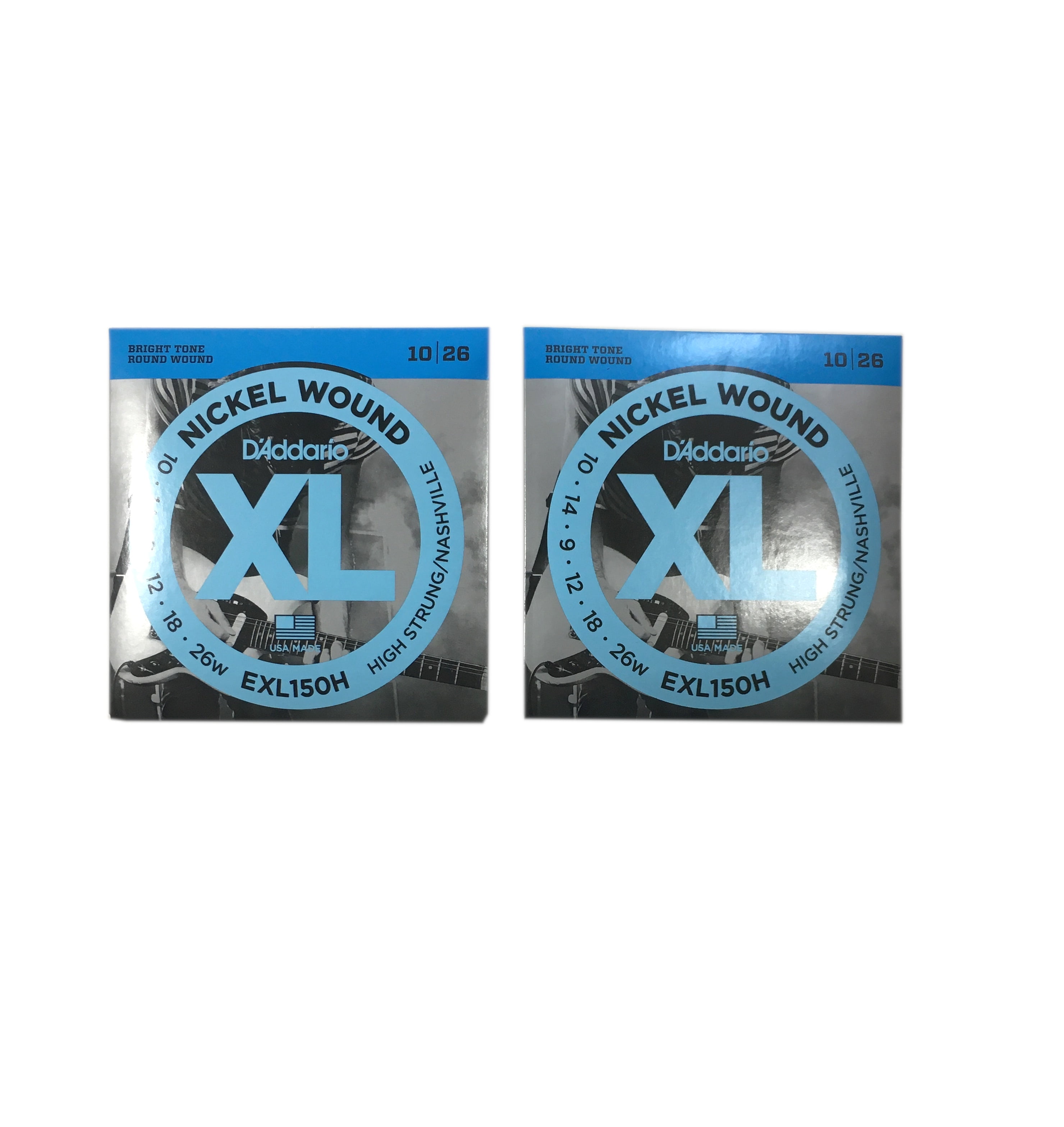 D'Addario Guitar Strings 2-Pack EXL150H Electric Light