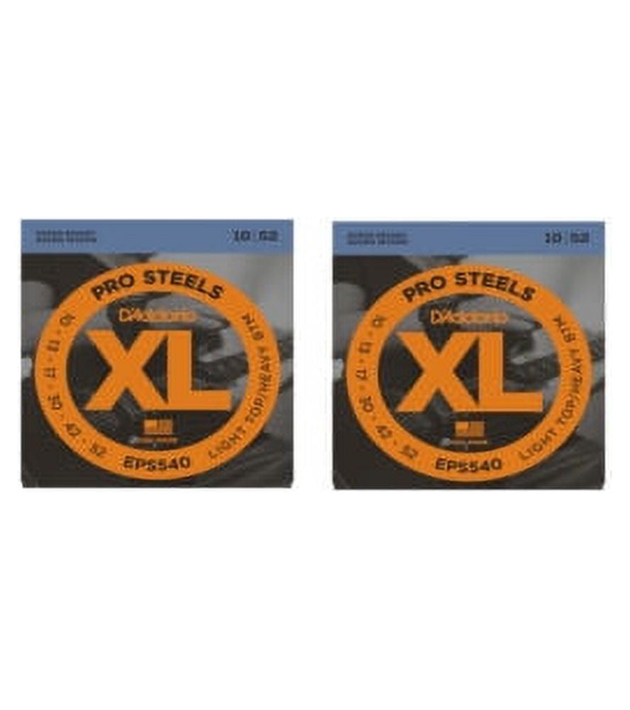 D'Addario Guitar Strings 2 Pack Electric Pro Steels EPS540 Light - Heavy