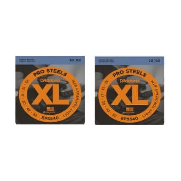 D'Addario Guitar Strings 2 Pack Electric Pro Steels EPS540 Light - Heavy