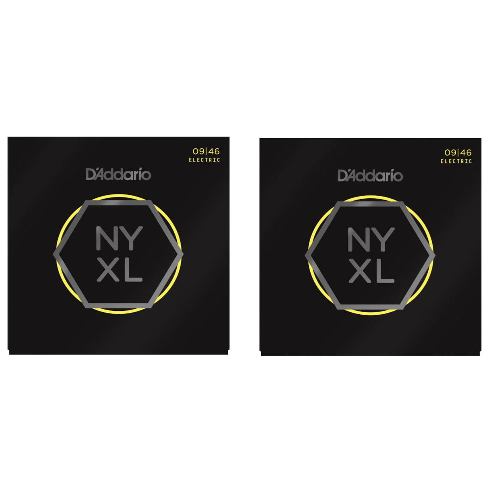 D'Addario Guitar Strings 2-Pack NYXL 0946 Electric Light Gauge 09-46