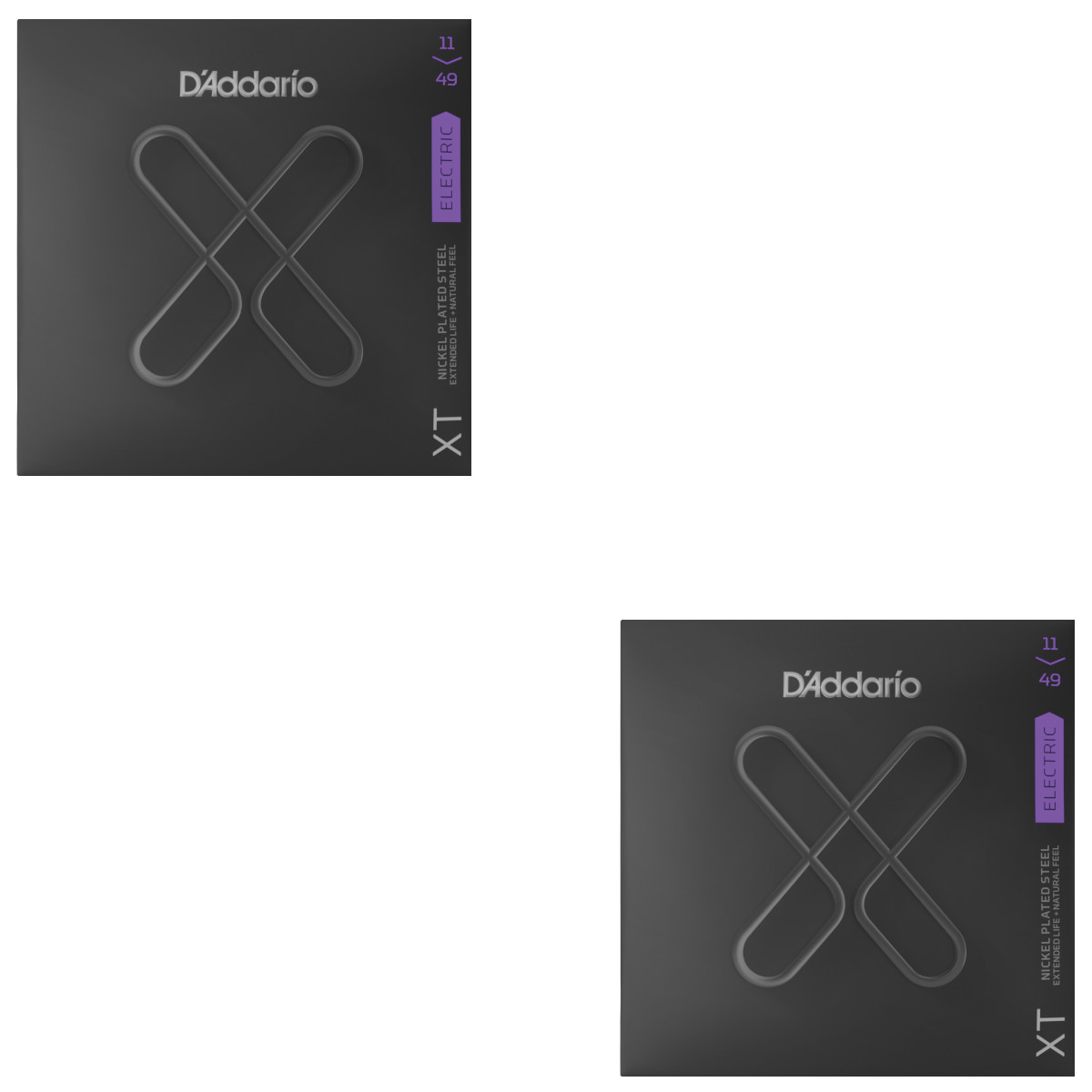 D'Addario Guitar Strings 2-Sets Electric Extended LIfe 11-49 Nickel Wound