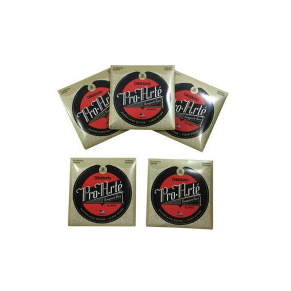 D'Addario Guitar Strings 5-Pack EJ45C Pro-Arte Composites Classical