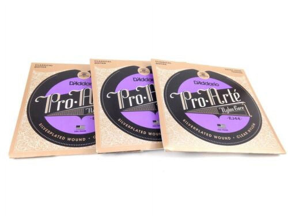 D'Addario Guitar Strings Classical 3 Pack EJ44 Pro-Arte Nylon Extra Hard