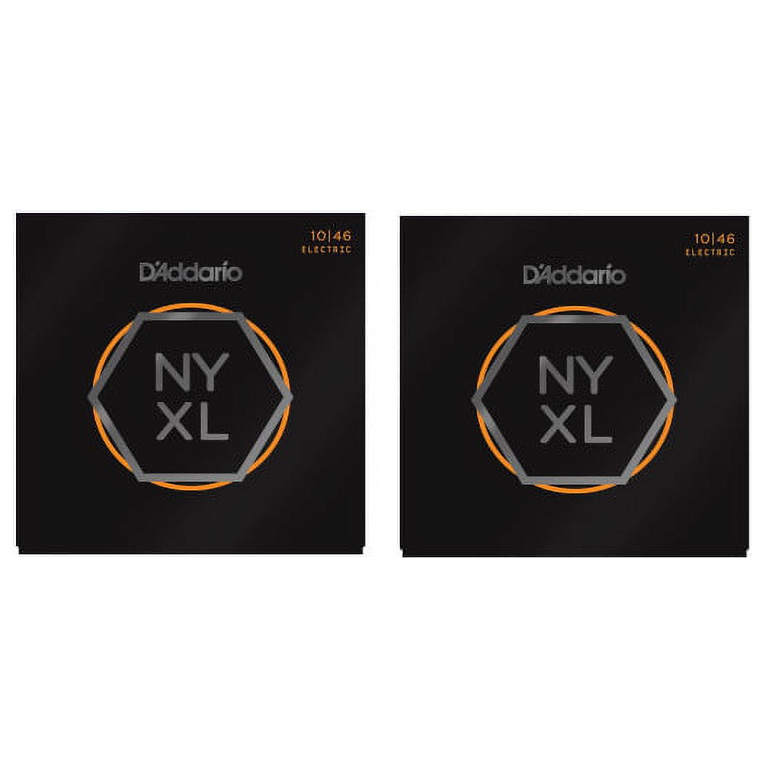 D'Addario Guitar Strings NYXL Electric 2-Pack Light 10-46