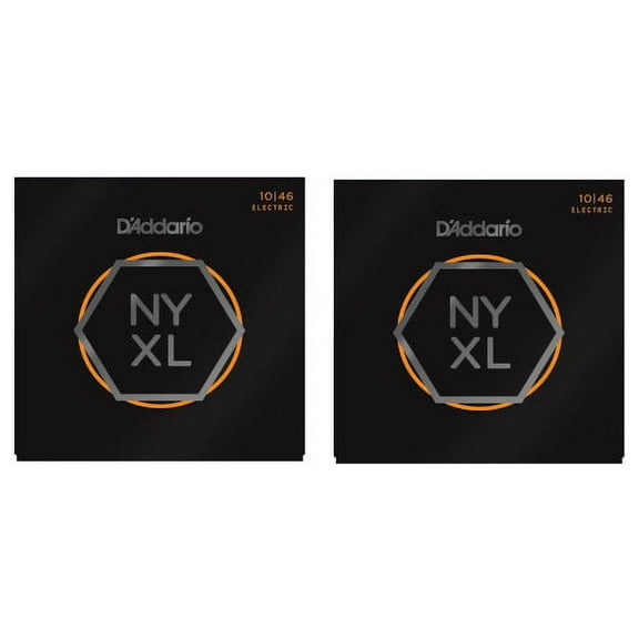 D'Addario Guitar Strings NYXL Electric 2-Pack Light 10-46