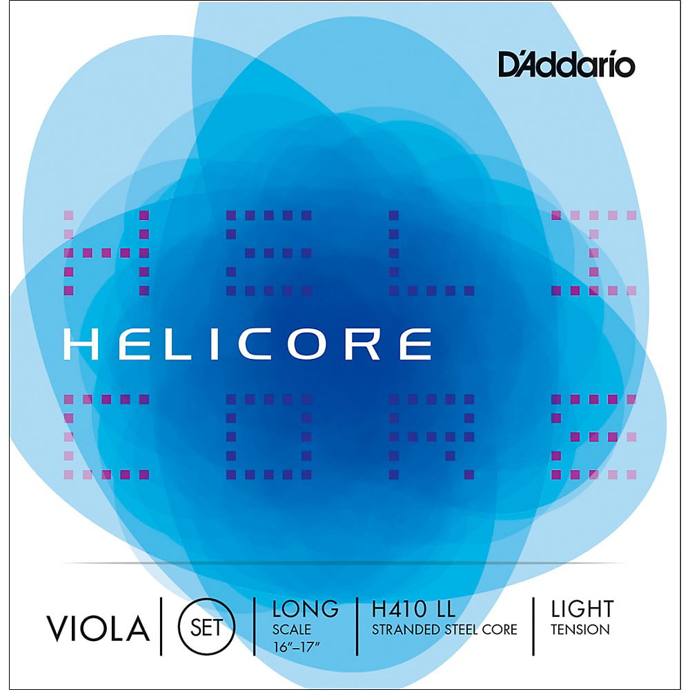 D'Addario H410 Helicore Viola String Set 16+ Long Scale Light