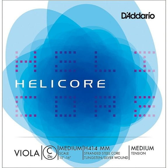 D'Addario H414 Helicore Long Scale Viola C String 15+ Medium Scale