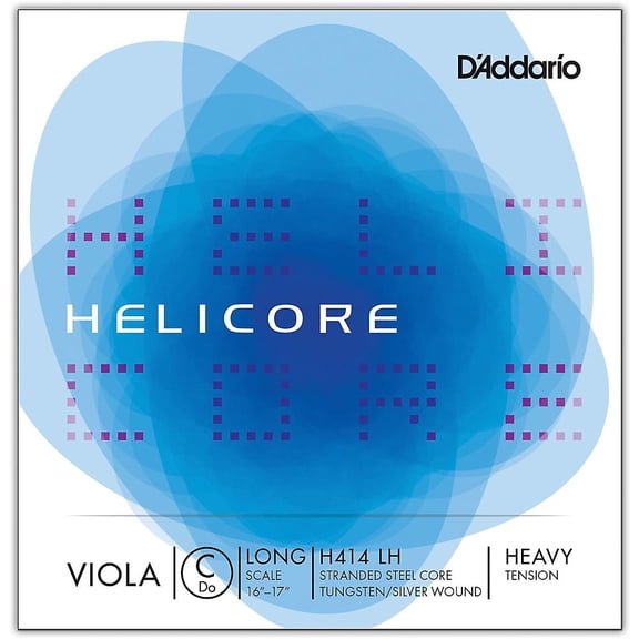 D'Addario H414 Helicore Long Scale Viola C String 16+ Long Scale Heavy