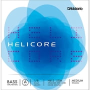 DAddario Helicore Orchestral Bass Single A String, 1/8 Scale, Medium Tension