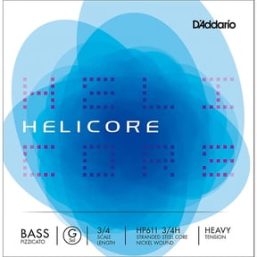 D'Addario Helicore Pizzicato Series Double Bass G String 3/4 Size Heavy