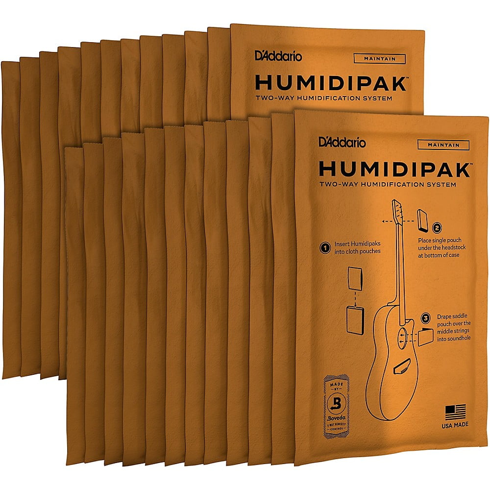 D'Addario Humidipak Maintain Humidity Control - 24 Pack - Walmart.com
