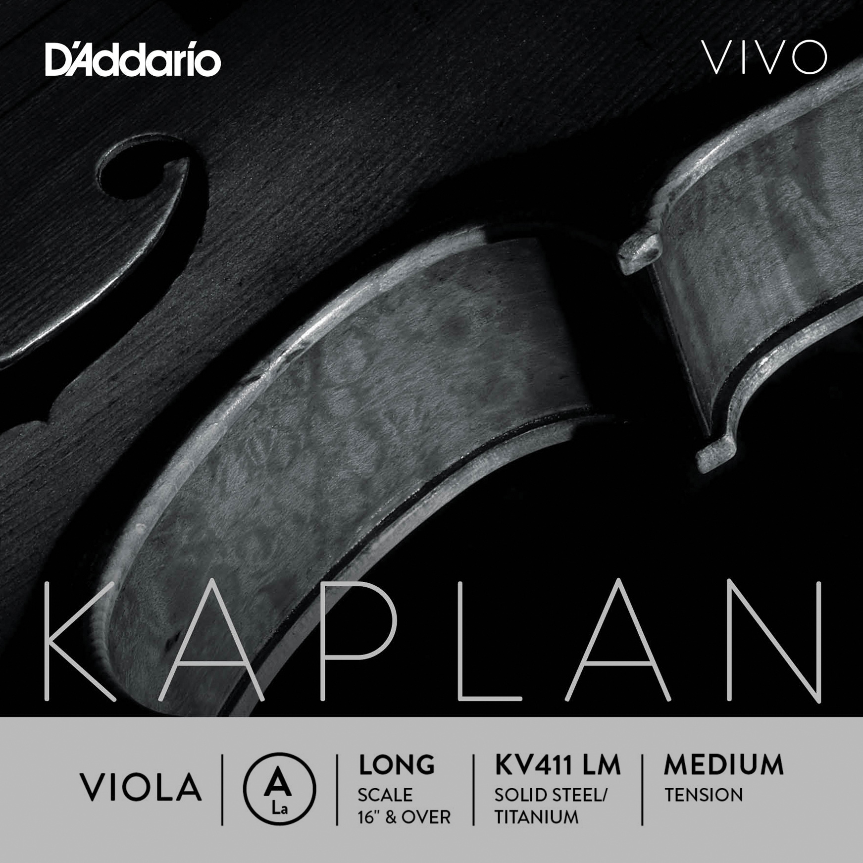 D'Addario KV411 LM Kaplan Vivo Viola A String