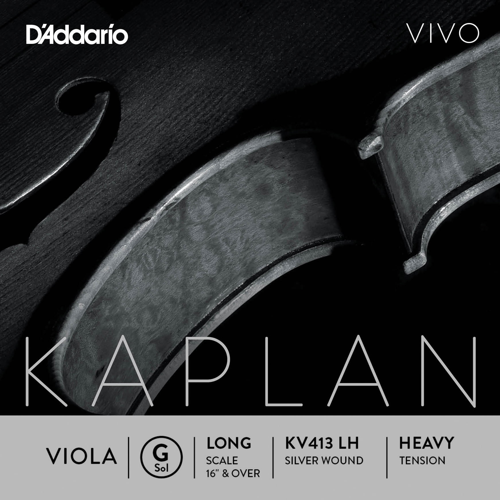 D'Addario KV413 LH Kaplan Vivo Viola G String