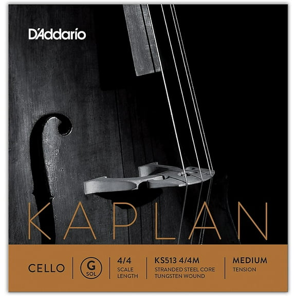 D'Addario Kaplan Series Cello G String 4/4 Size Medium