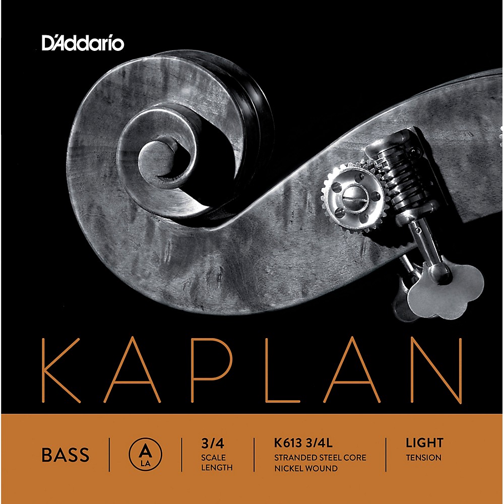 D'Addario Kaplan Series Double Bass A String 3/4 Size Light