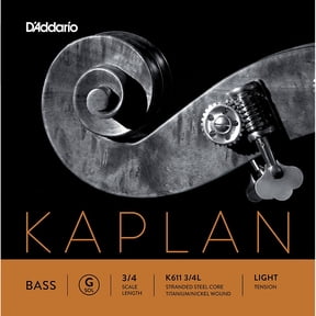 D'Addario Kaplan Series Double Bass G String 3/4 Size Light