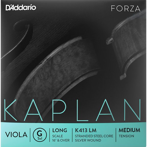 D'Addario Kaplan Series Viola D String 16+ Long Scale Medium