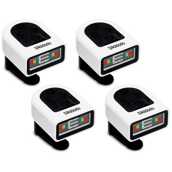 D'Addario NS Micro Headstock White Tuner 4 Pack