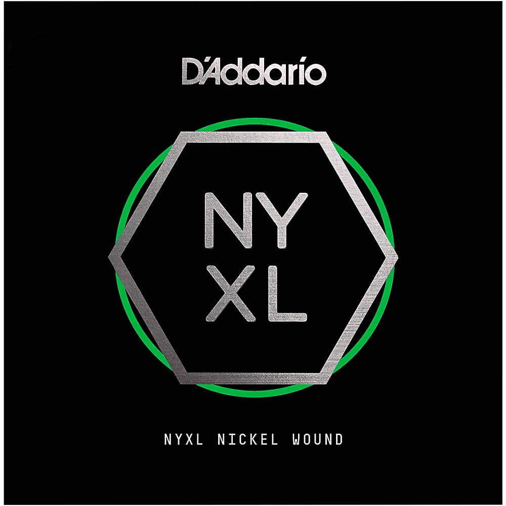D'Addario NYXL Nickel Wound Multi-Scale Tapered Single Electric Bass Guitar String .145 Gauge
