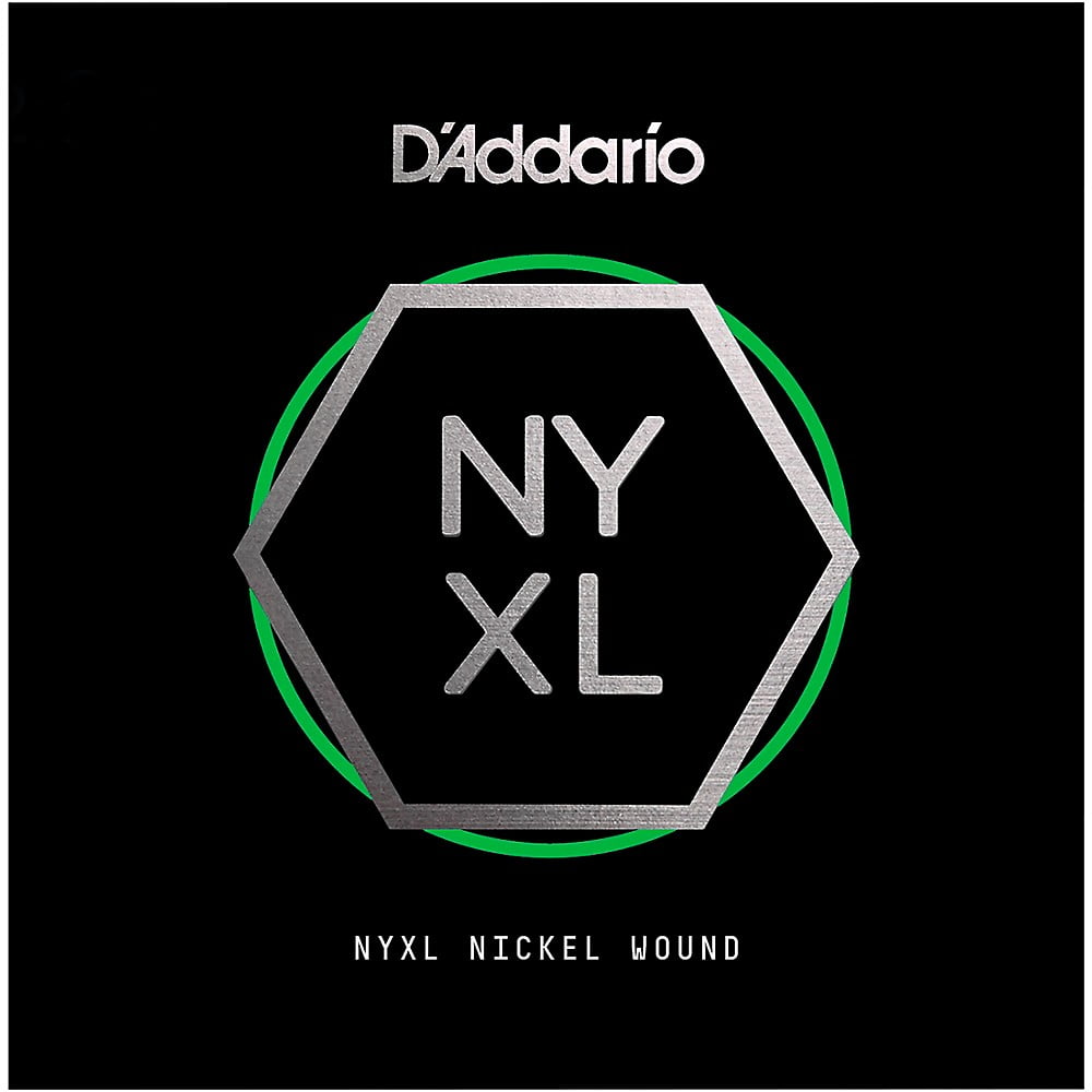 D'Addario NYXL Nickel Wound Multi-Scale Tapered Single Electric Bass Guitar String .160 Gauge