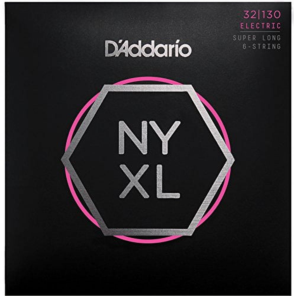 D'Addario NYXL32130SL Bass Guitar Strings 6-String Super Long Scale