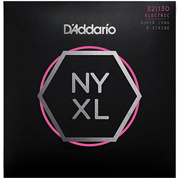 D'Addario NYXL32130SL Bass Guitar Strings 6-String Super Long Scale