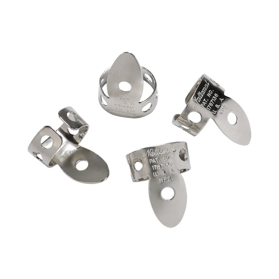 D'Addario National Nickel Finger Picks - 4 pack