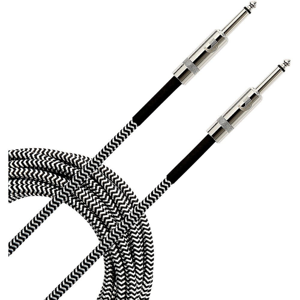 D'Addario Braided Instrument Cable Grey 15ft
