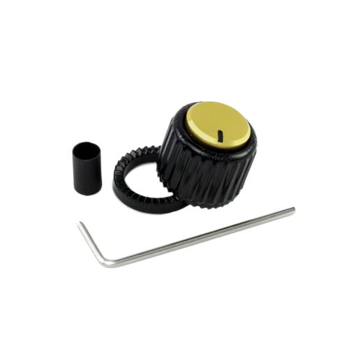 D'Addario LOKNOB - Universal Fit- Large 3/4" OD Gold Effect Pedal Guitar