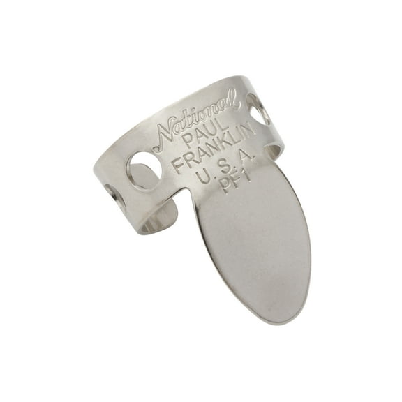 D'Addario Paul Franklin National Finger Picks - Nickel - 4-Pack