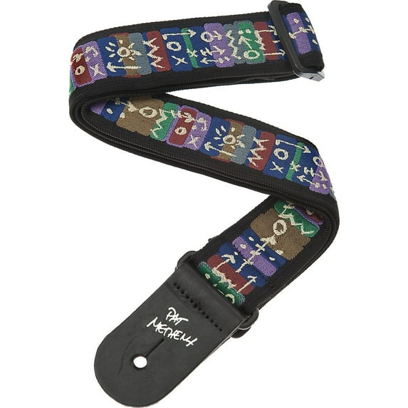 D'Addario Planet Waves 2" Pat Metheny Woven Guitar Strap Watercolor