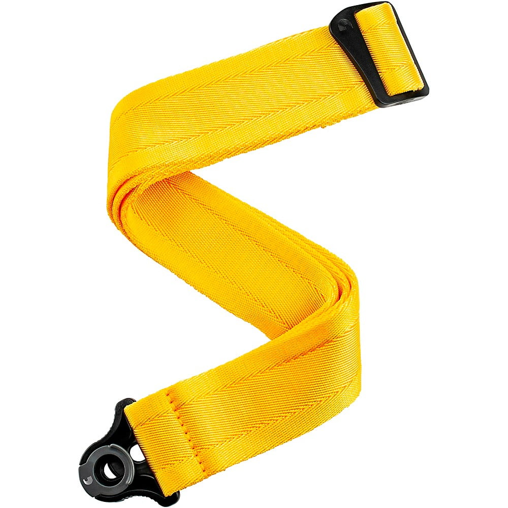 D'Addario Planet Waves Auto Lock Guitar Strap | Nylon | Mellow Yellow