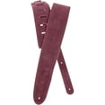 thumbnail image 1 of D'Addario Planet Waves Deluxe Suede Guitar Strap Burgundy, 1 of 6