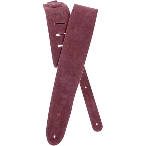 D'Addario Planet Waves Deluxe Suede Guitar Strap Burgundy