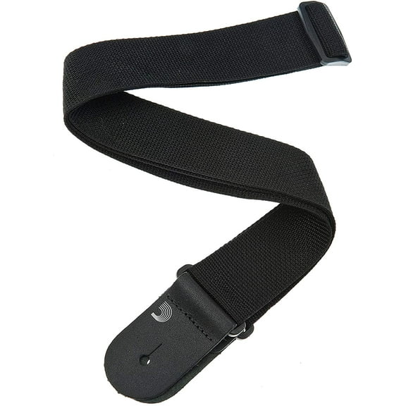 D'Addario Polypro Guitar Strap, Black