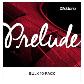 D'Addario Prelude Bass Single G String, 1/2 Scale, Medium Tension, Bulk 10-Pack