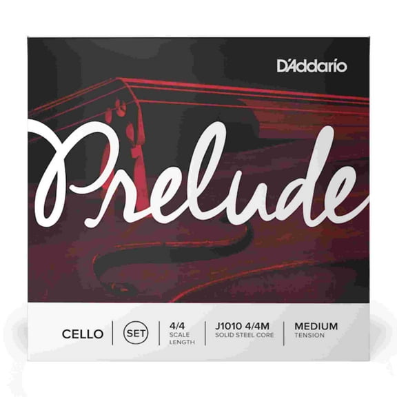D'Addario Prelude Cello Single C String, 4/4 Scale, Medium Tension