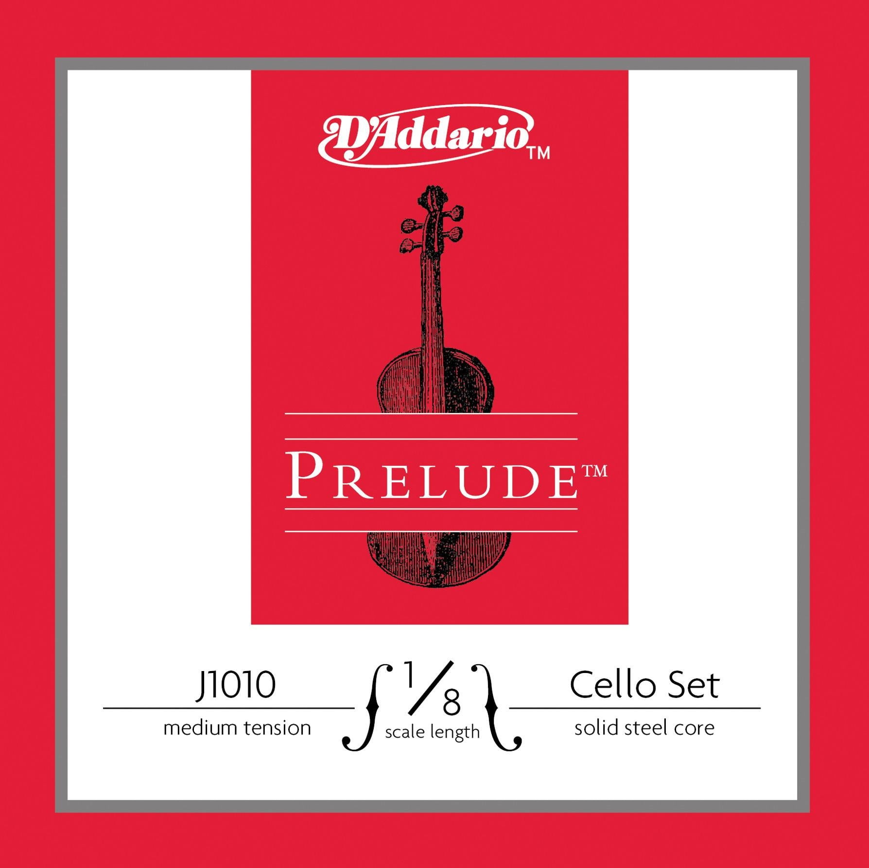 D'Addario Prelude Cello String Set 1/8 Size