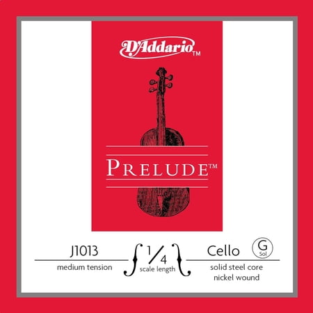 D'Addario Prelude Cello G String 1/4