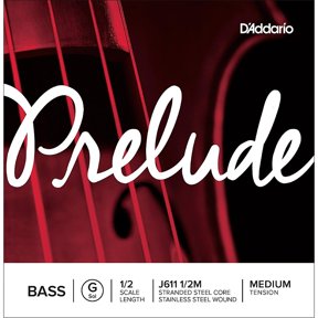 D'Addario Prelude Series Double Bass G String 1/2 Size