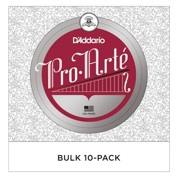 D'Addario Pro-Arte Cello Single C String, 1/2 Scale, Medium Tension Bulk 10-Pack