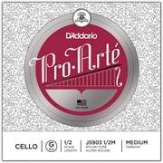 DAddario Pro-Arte Series Cello G String 1/2 Size