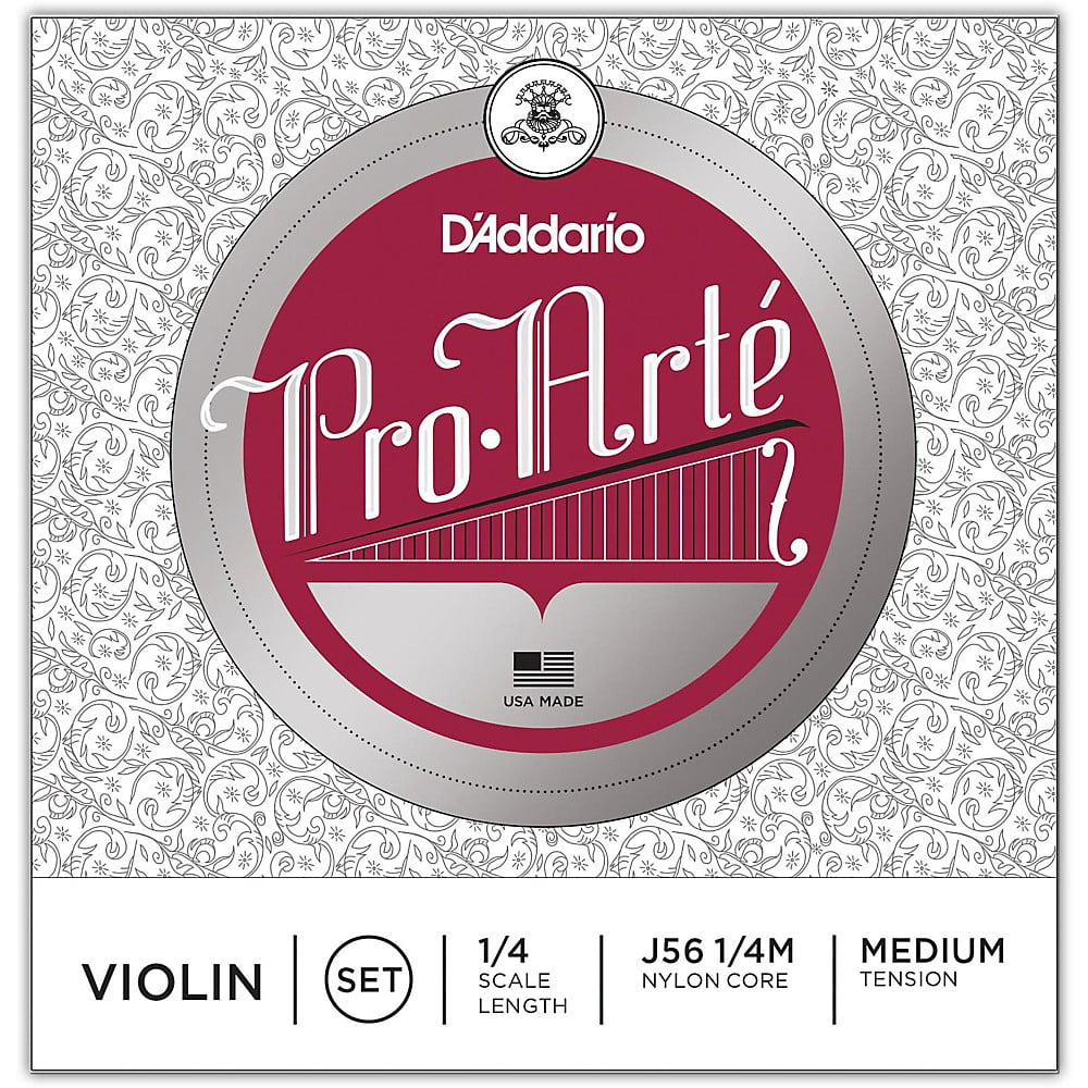 D'Addario Pro-Arte Series Violin String Set 1/4 Size