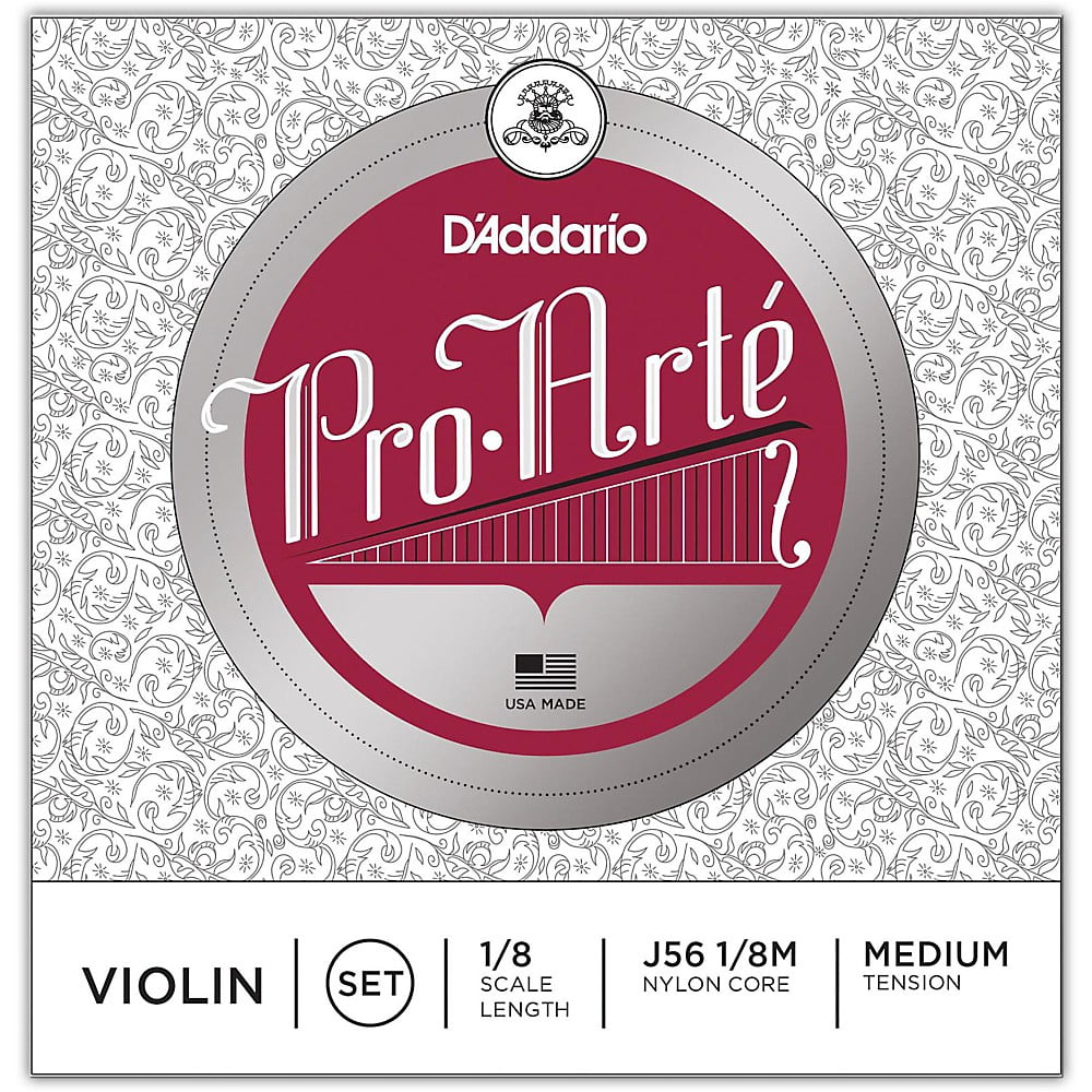 D'Addario Pro-Arte Series Violin String Set 1/8 Size