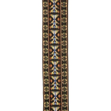 D'Addario Quick Release Hootenanny Guitar Strap Yellow/Brown 2 in.