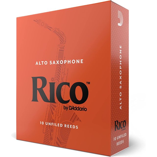D'Addario Rico Saxophone Reeds Reeds for Alto Saxophone Thinner