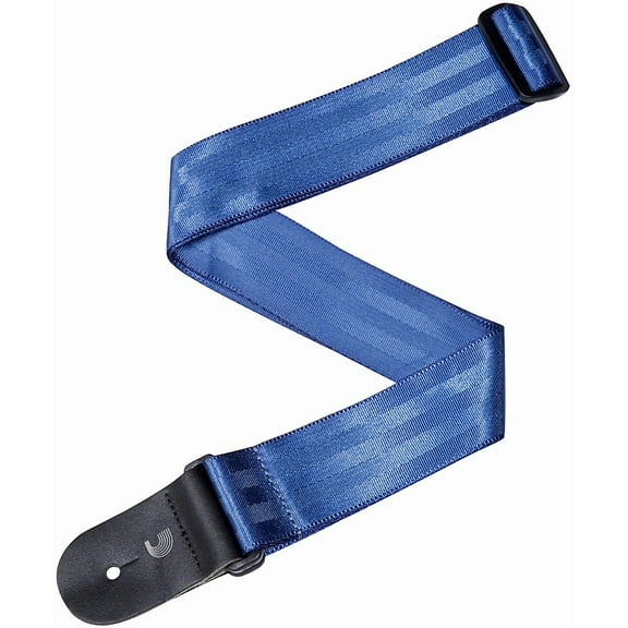 D'Addario Seat Belt Guitar Strap 50 mm Blue